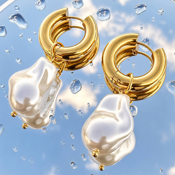 Aretes Perla Imperial