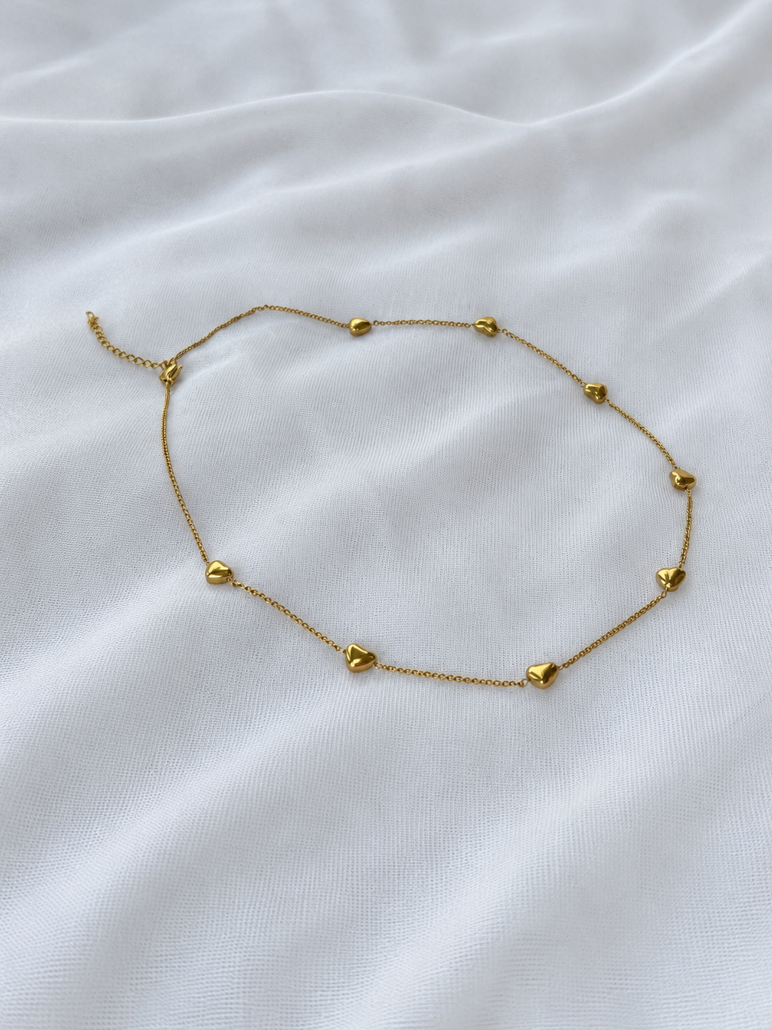Collar Latidos Dorados | Acero 316L y Baño PVD 18K | Lady Ady