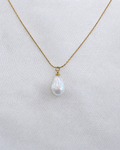 Collar Gota de Perla | Acero 316L y Baño PVD 18K | Lady Ady