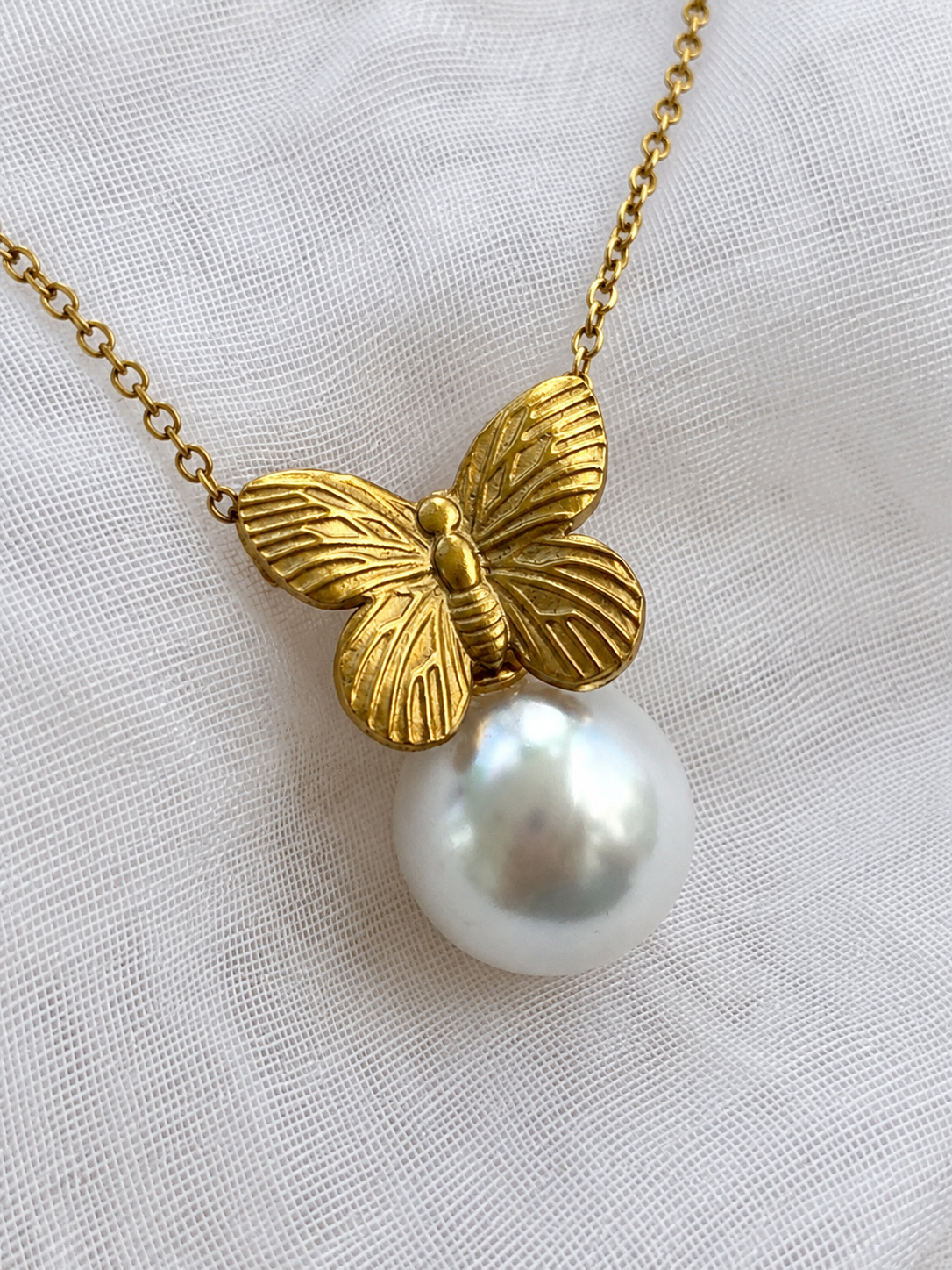 Collar Mariposa Eterna | Acero 316L y Baño 18K PVD | Lady Ady