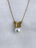 Collar Mariposa Eterna | Acero 316L y Baño 18K PVD | Lady Ady
