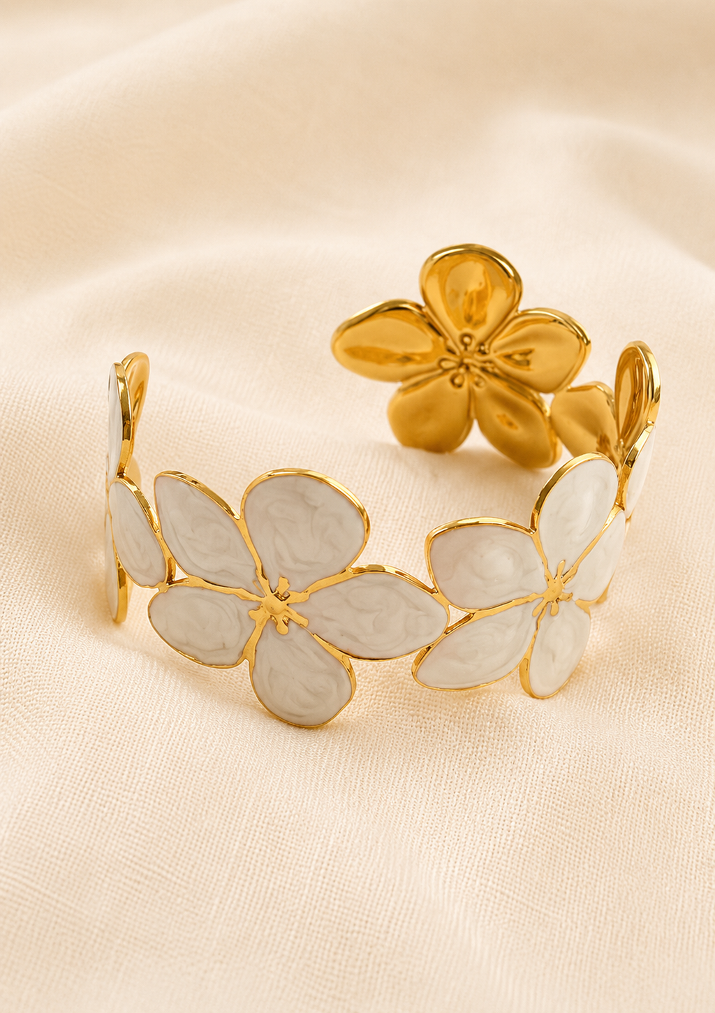 Pulsera Jardín Marfil