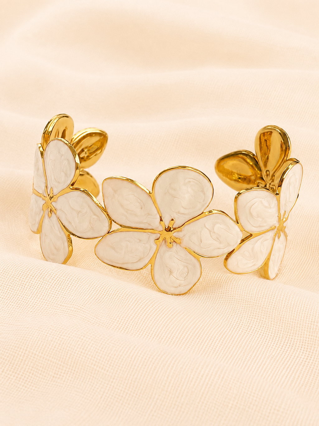 Pulsera Jardín Marfil