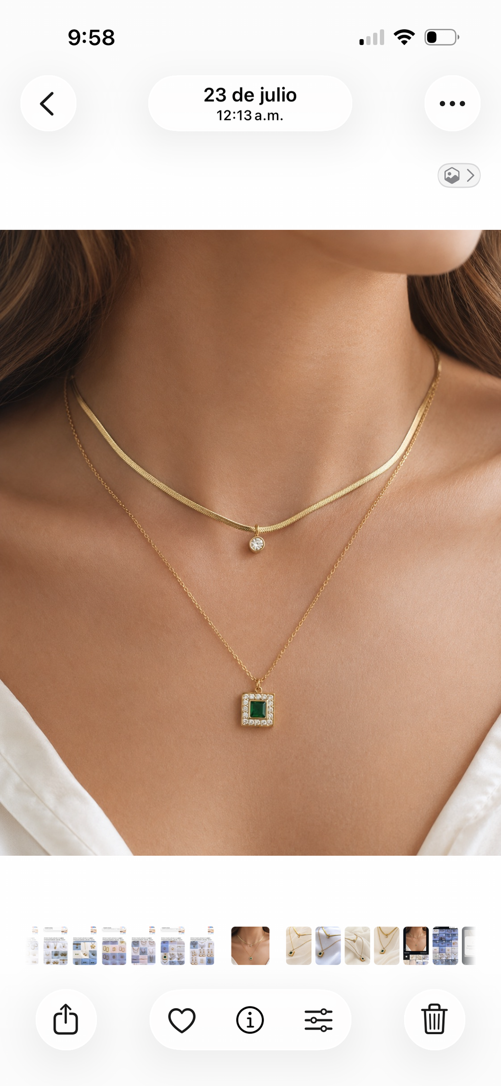 Collar Esmeralda Imperial