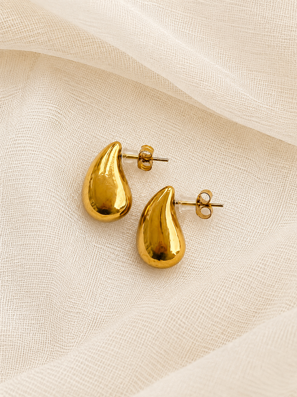 Aretes Gota Dorada