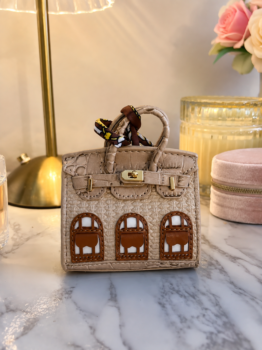 Mini Cartera  Beige Coleccionable