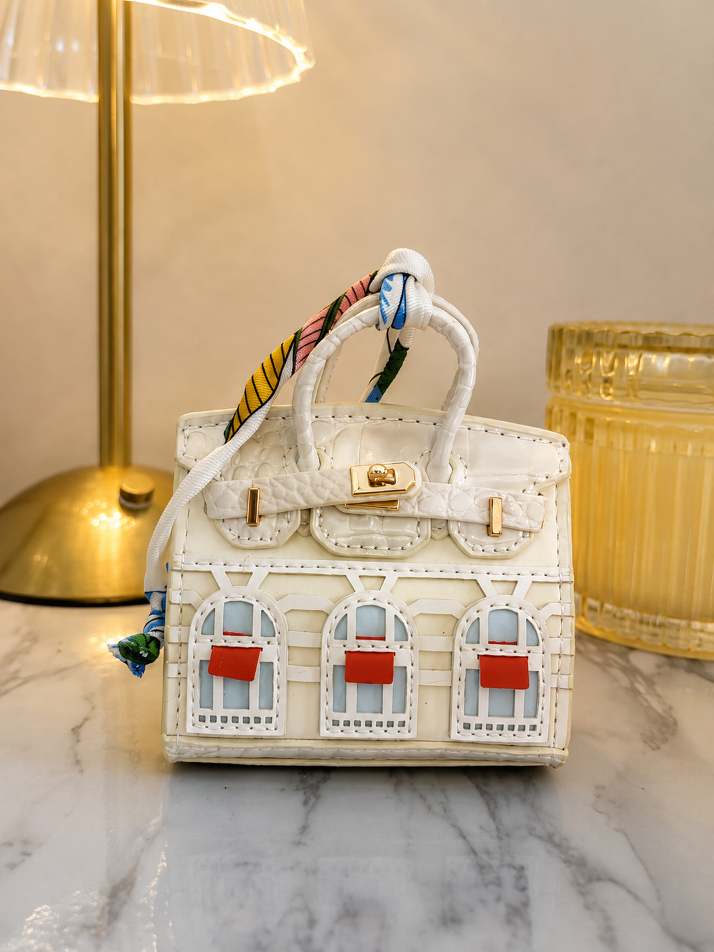 Mini Cartera Blanca Coleccionable