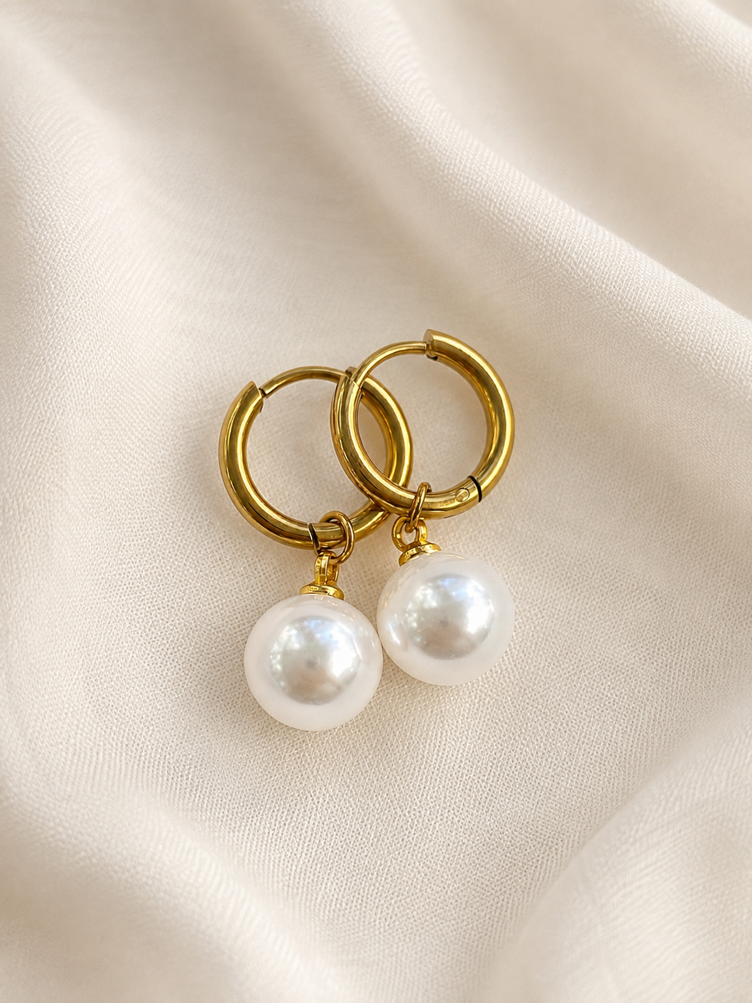 Aretes Perla Clásica
