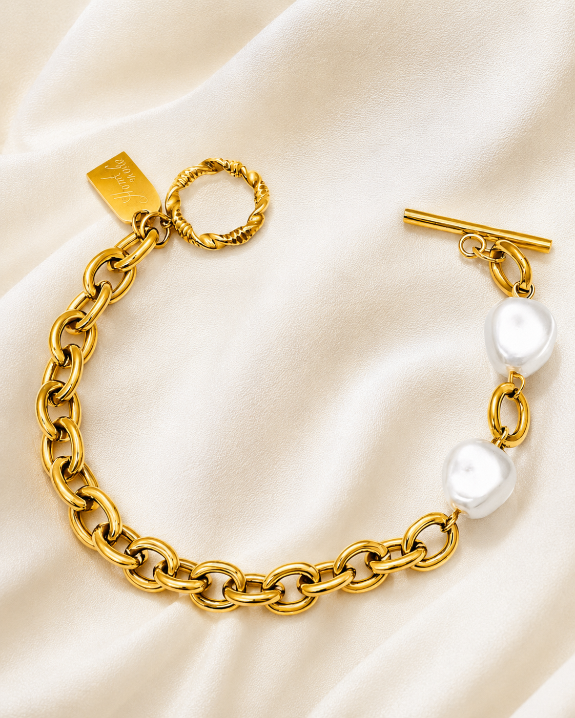 Pulsera Perlas Modernas