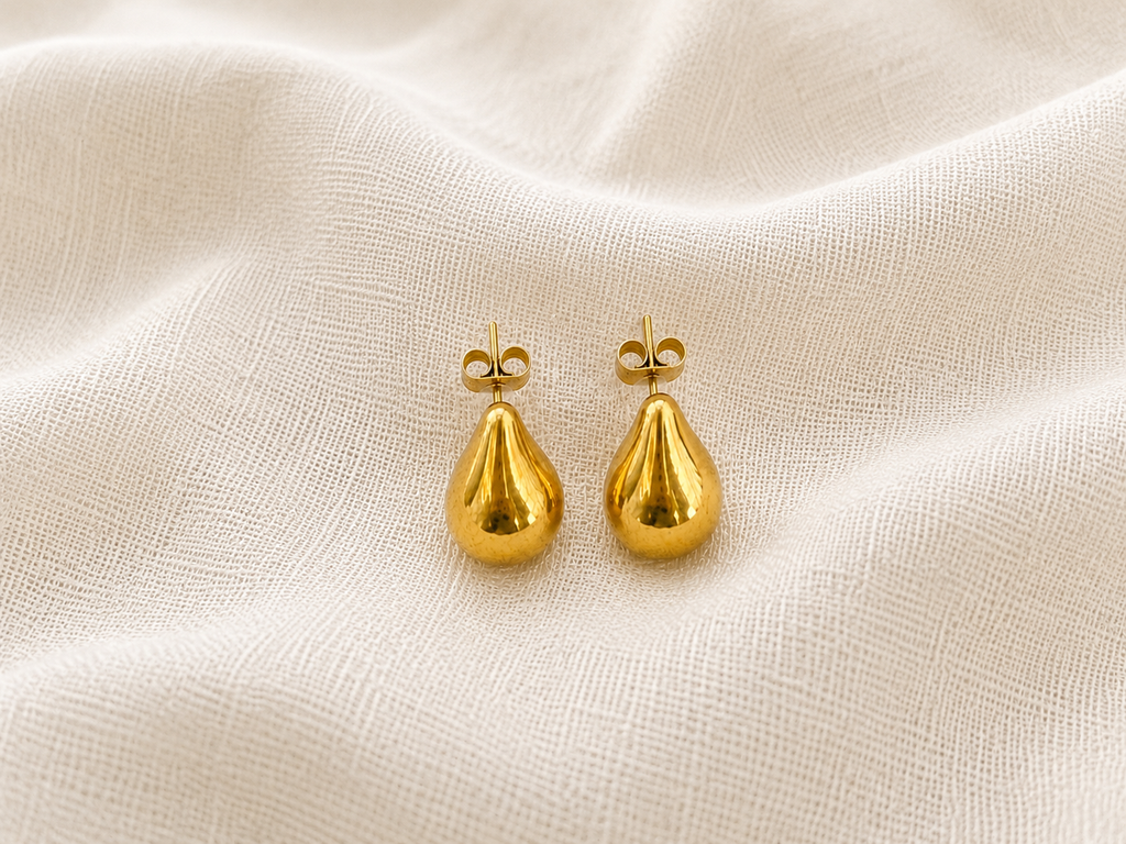 Aretes Gota Dorada