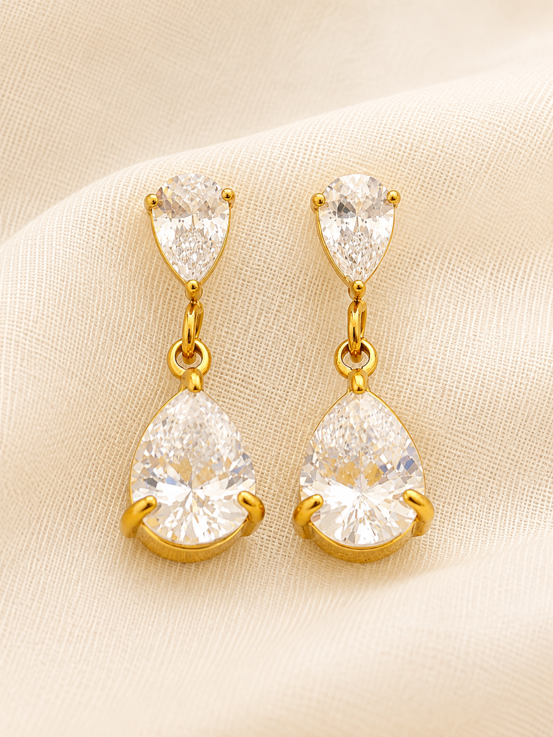 Aretes Reina Cristal Imperial