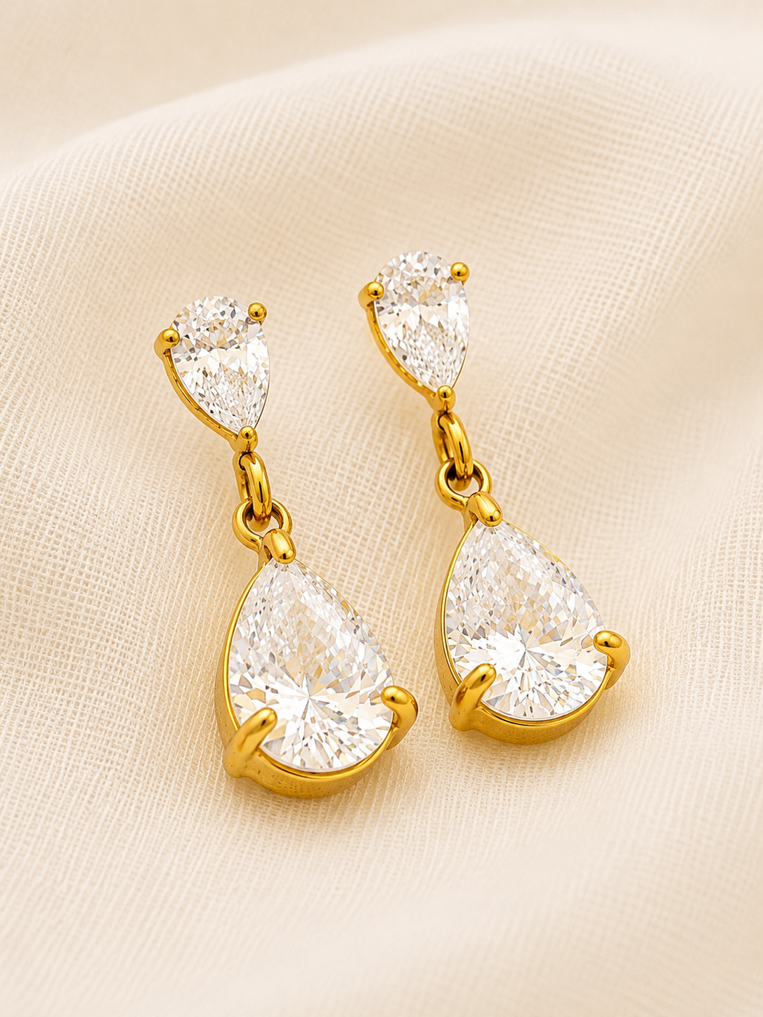 Aretes Reina Cristal Imperial