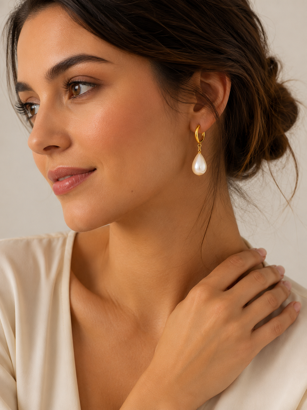 Aretes Perla Eterna