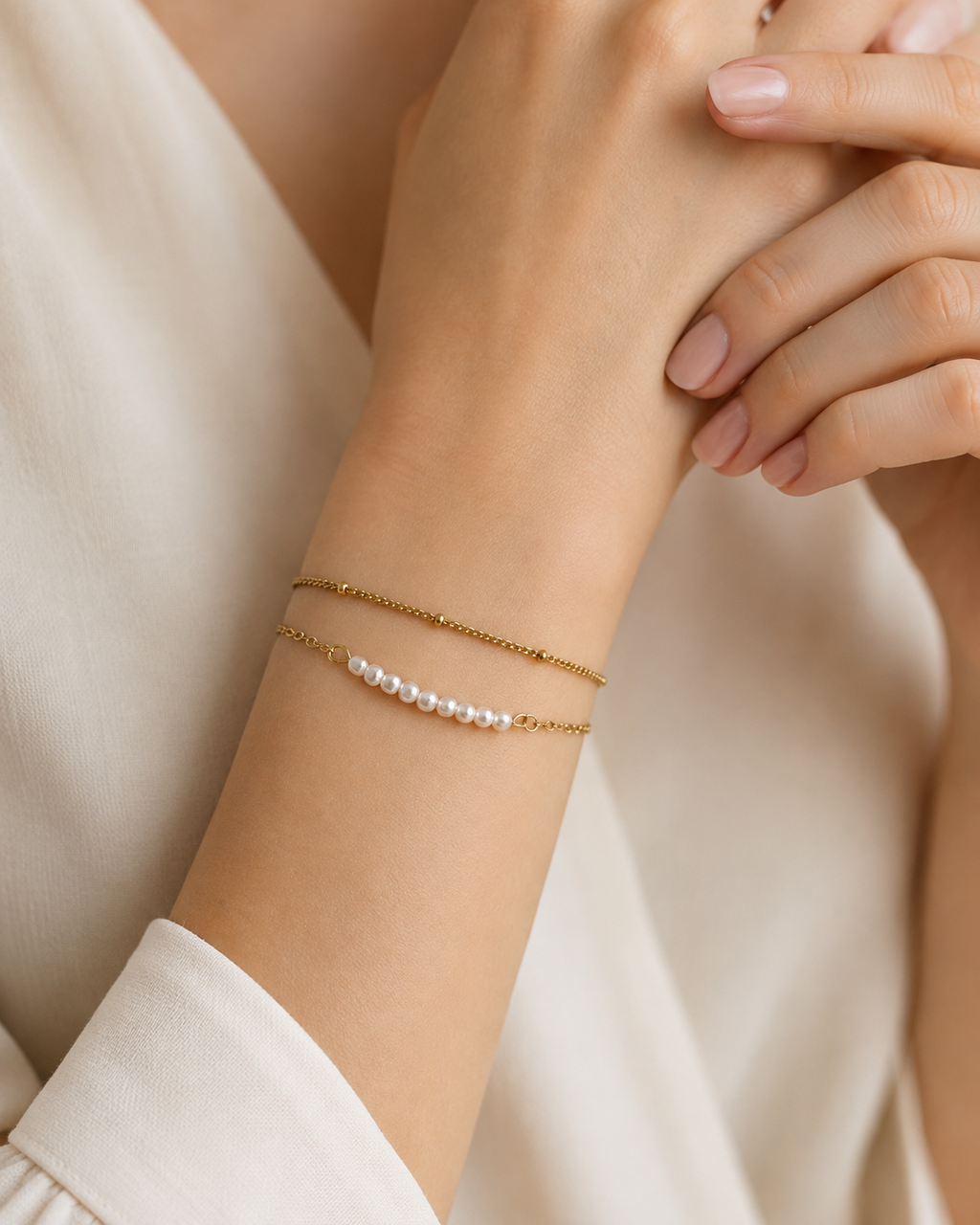 Pulsera Perlas Naturales